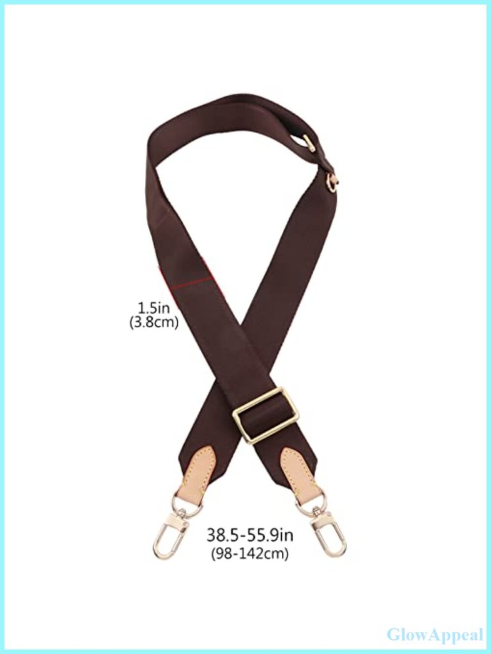 Adjustable Canvas Crossbody Strap Replacement for Purse Shoulder Bag - Picture 3 of 6